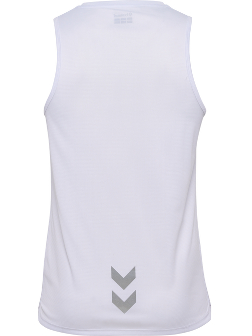 hmlRUN SINGLET S/L, WHITE, packshot