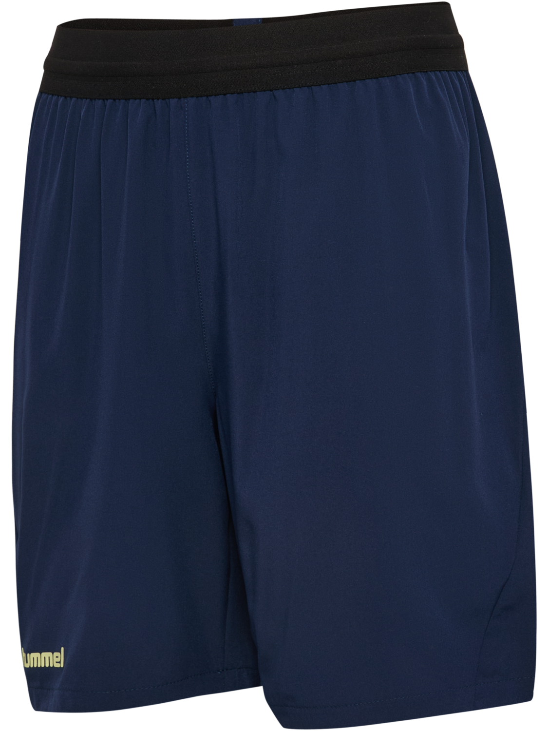 hmlBLAZE 2.0 TRAINING SHORTS KIDS, MARINE/SHADOW LIME, packshot