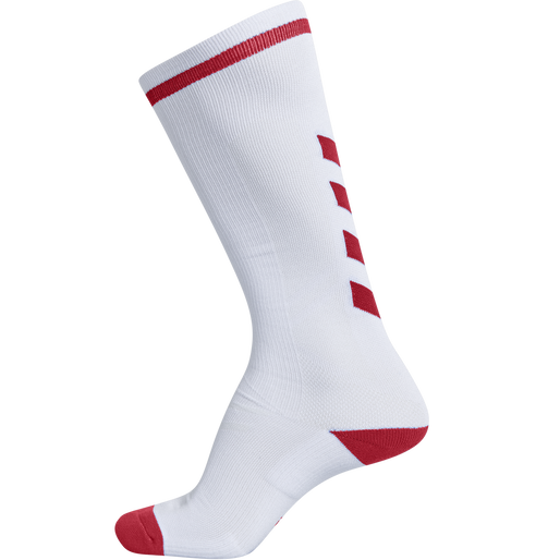 ELITE INDOOR SOCK HIGH, WHITE, packshot