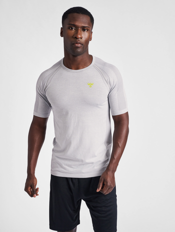 hmlGG12 TRAINING SEAMLESS S/S, ALLOY MELANGE, model