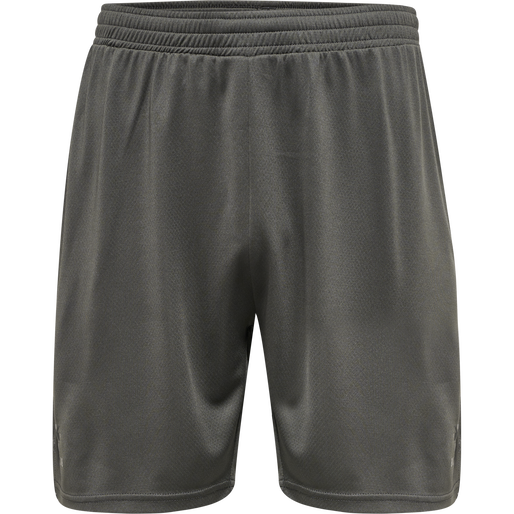 hmlONGRID POLY SHORTS, FORGED IRON, packshot