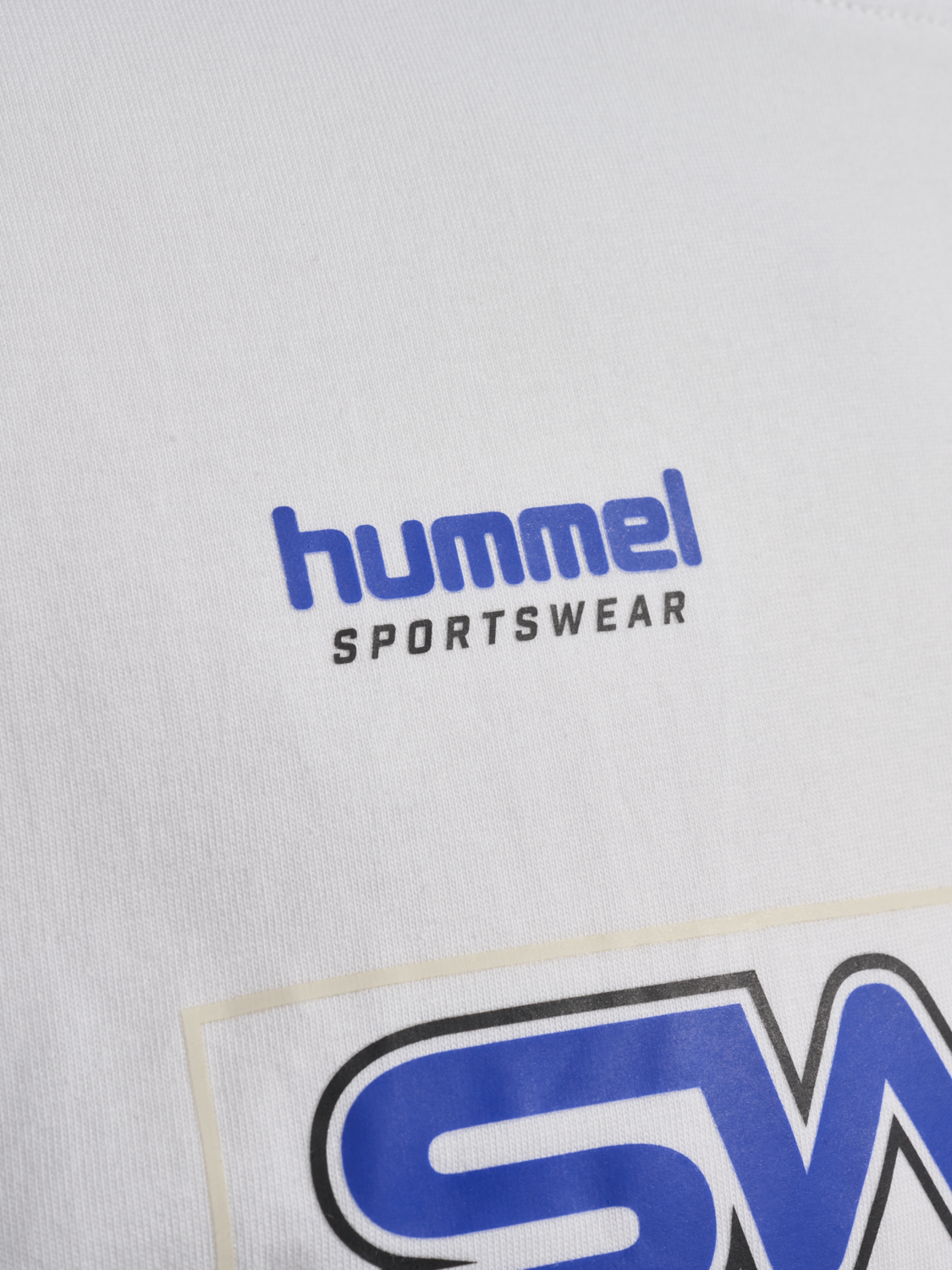 hmlOVERSIZED T-SHIRT GAMBA, WHITE, packshot