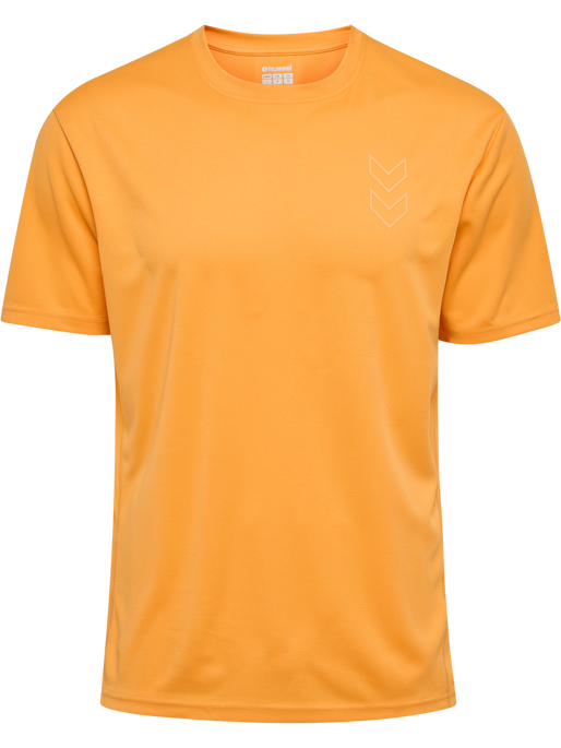 hmlACTIVE PL JERSEY S/S, BLAZING ORANGE, packshot