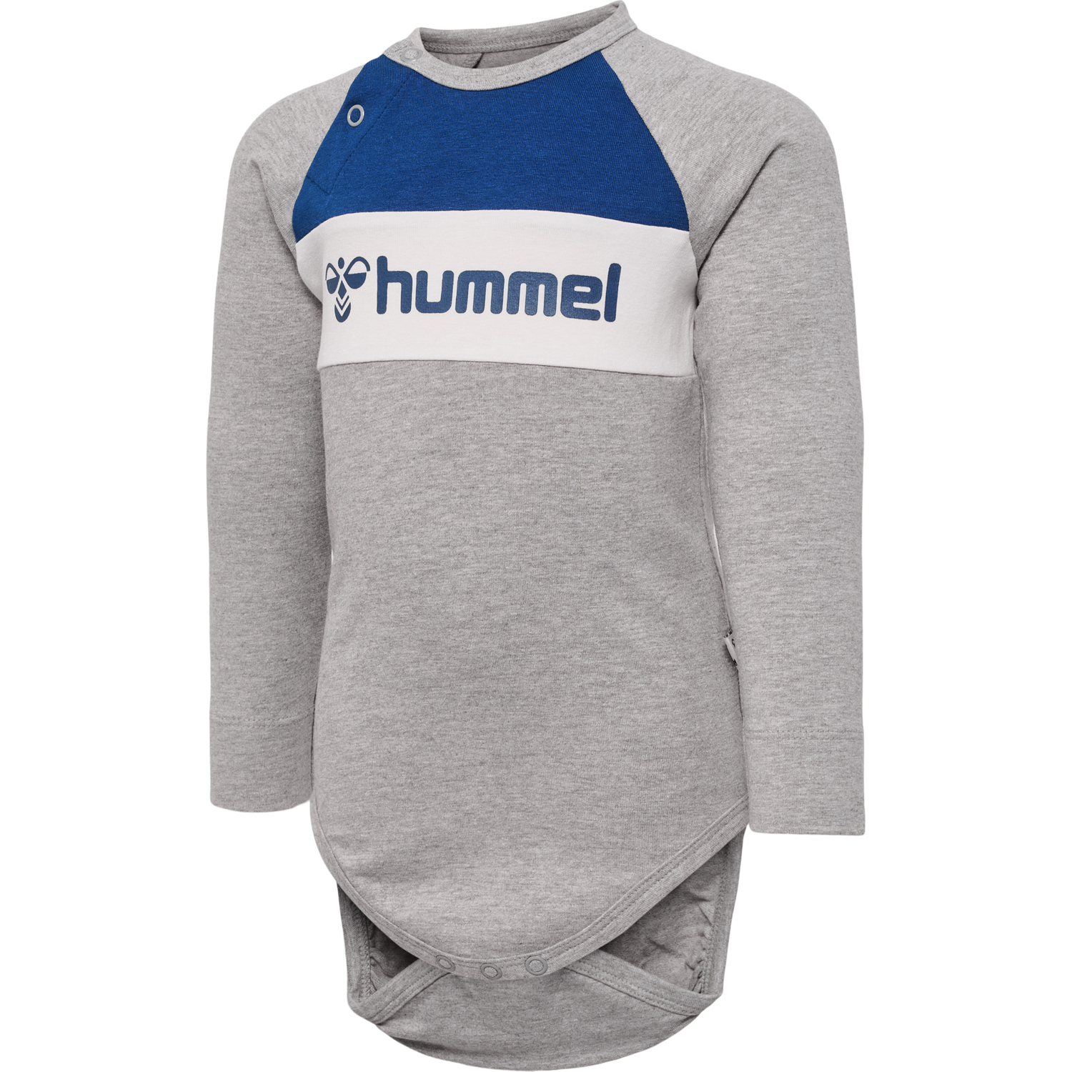 hmlMURPHY BODY L/S, GREY MELANGE, packshot