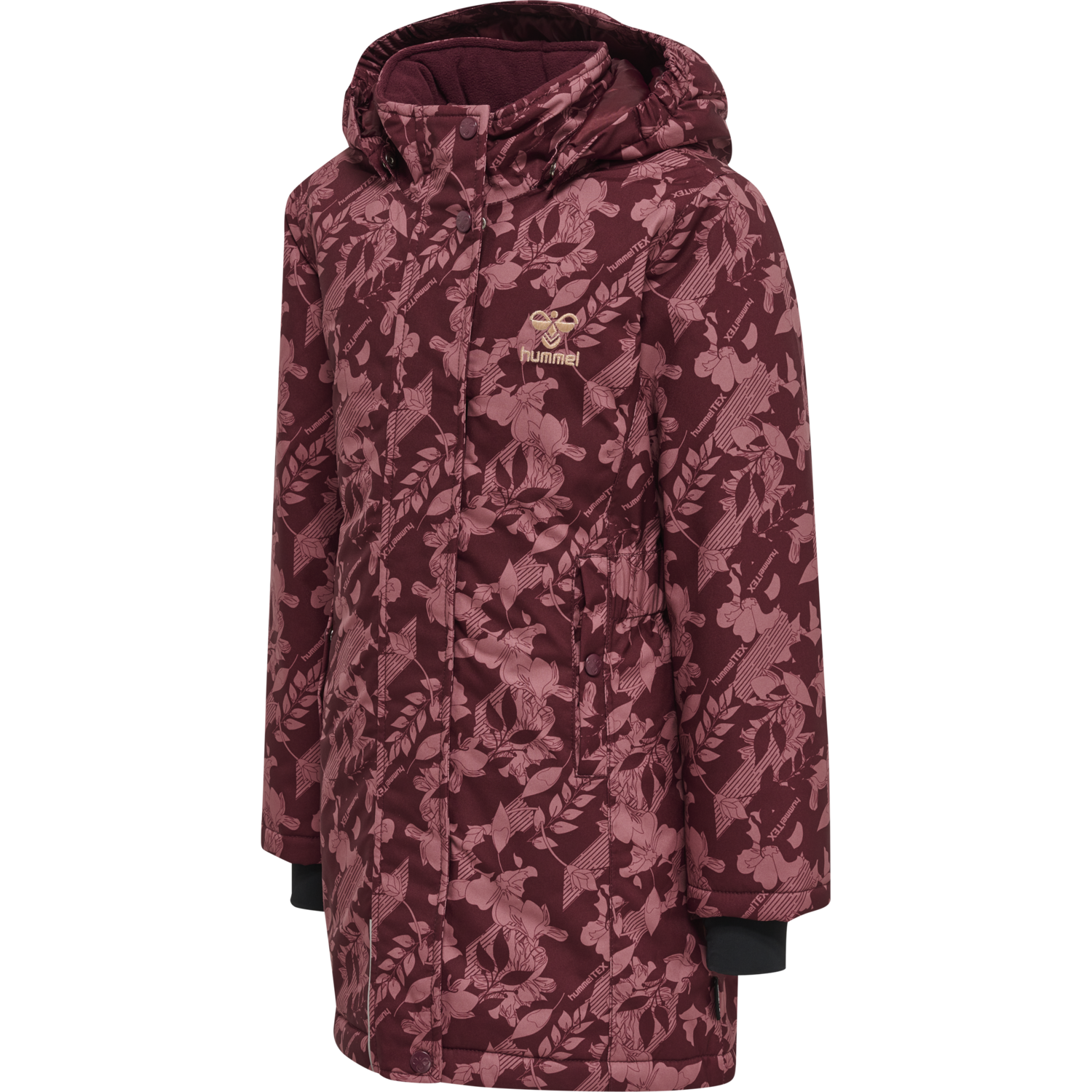 hmlALMA TEX COAT, WINDSOR WINE, packshot