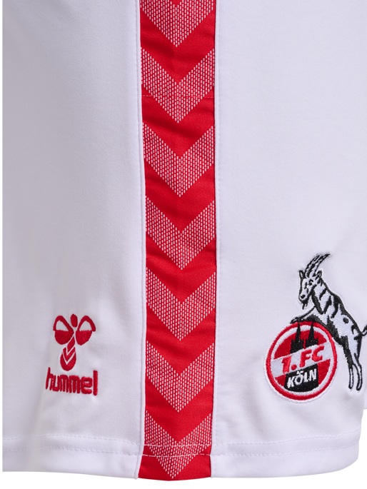 1FCK 23/24 HOME SHORTS, WHITE/TRUE RED 1FCK 23/24 HOME SHORTS, WHITE/TRUE RED, packshot
