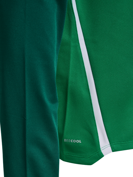 hmlLEAD 2.0 HALF ZIP, JELLY BEAN/EVERGREEN, packshot