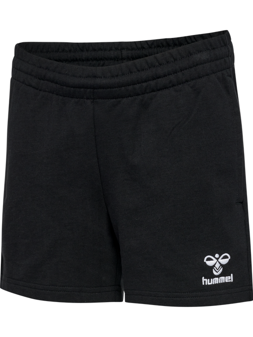 hmlGO 2.0 SWEATSHORTS KIDS, BLACK, packshot