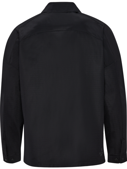 hmlSORONA LOOSE OVERSHIRT, BLACK, packshot
