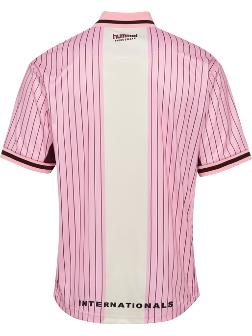 hmlLOOSE FB JERSEY S/S STRIPED, PINK-A-BOO, packshot