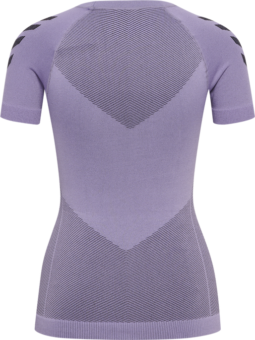 HUMMEL FIRST SEAMLESS JERSEY S/S W, LAVENDER MELANGE, packshot