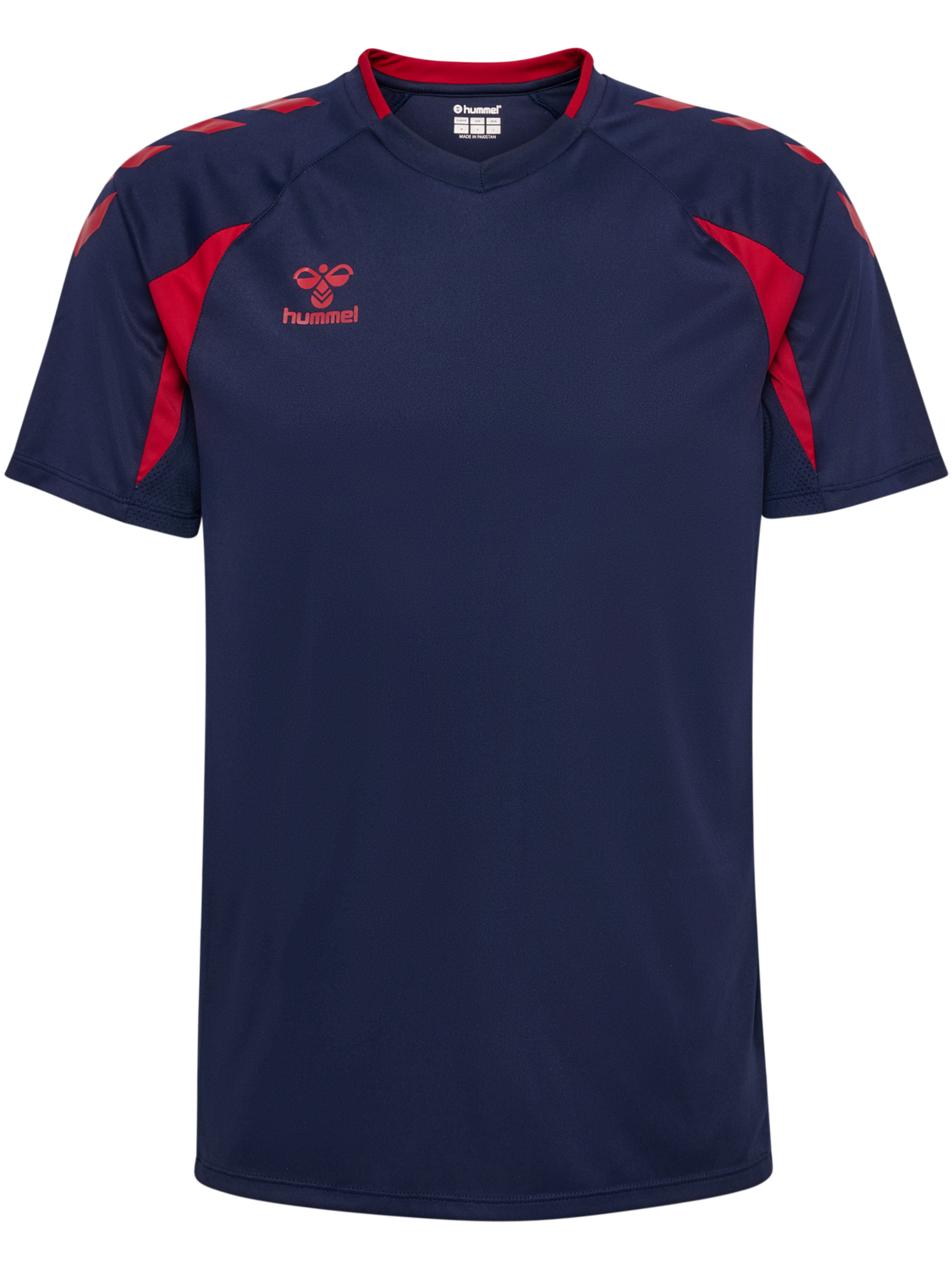 hmlCORE 2.0 JERSEY S/S, MARINE/TRUE RED, packshot