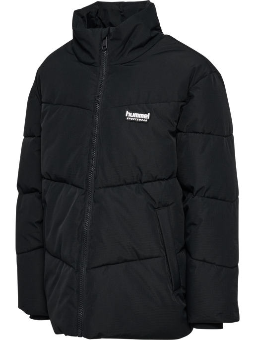 hmlJR PUFFER JACKET, BLACK hmlJR PUFFER JACKET, BLACK, packshot