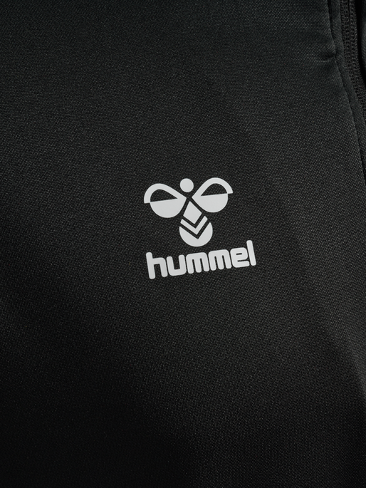 hmlESSENTIAL TRACK JACKET, BLACK, packshot