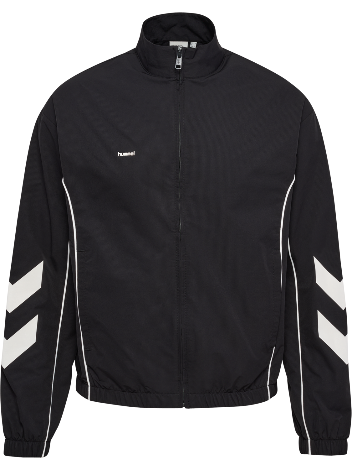 hmlI-D RIPSTOP M TRACK JACKET, BLACK BEAUTY, packshot