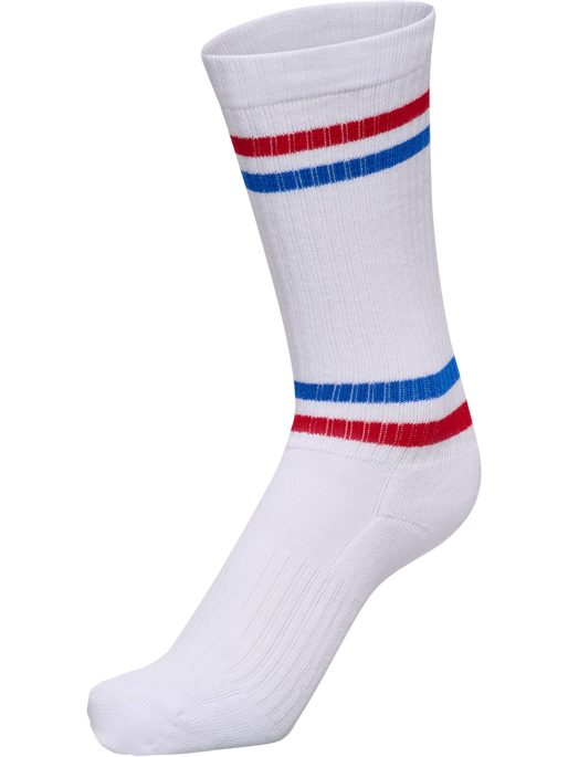 hml3-PACK SOCKS CHEVRON HIGH RETRO, WHITE/BARBADOSCHERRY/EDEN/SKYD hml3-PACK SOCKS CHEVRON HIGH RETRO, WHITE/BARBADOSCHERRY/EDEN/SKYD, packshot