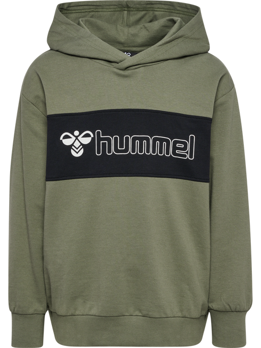 hmlATLAS HOODIE, DUSTY OLIVE, packshot