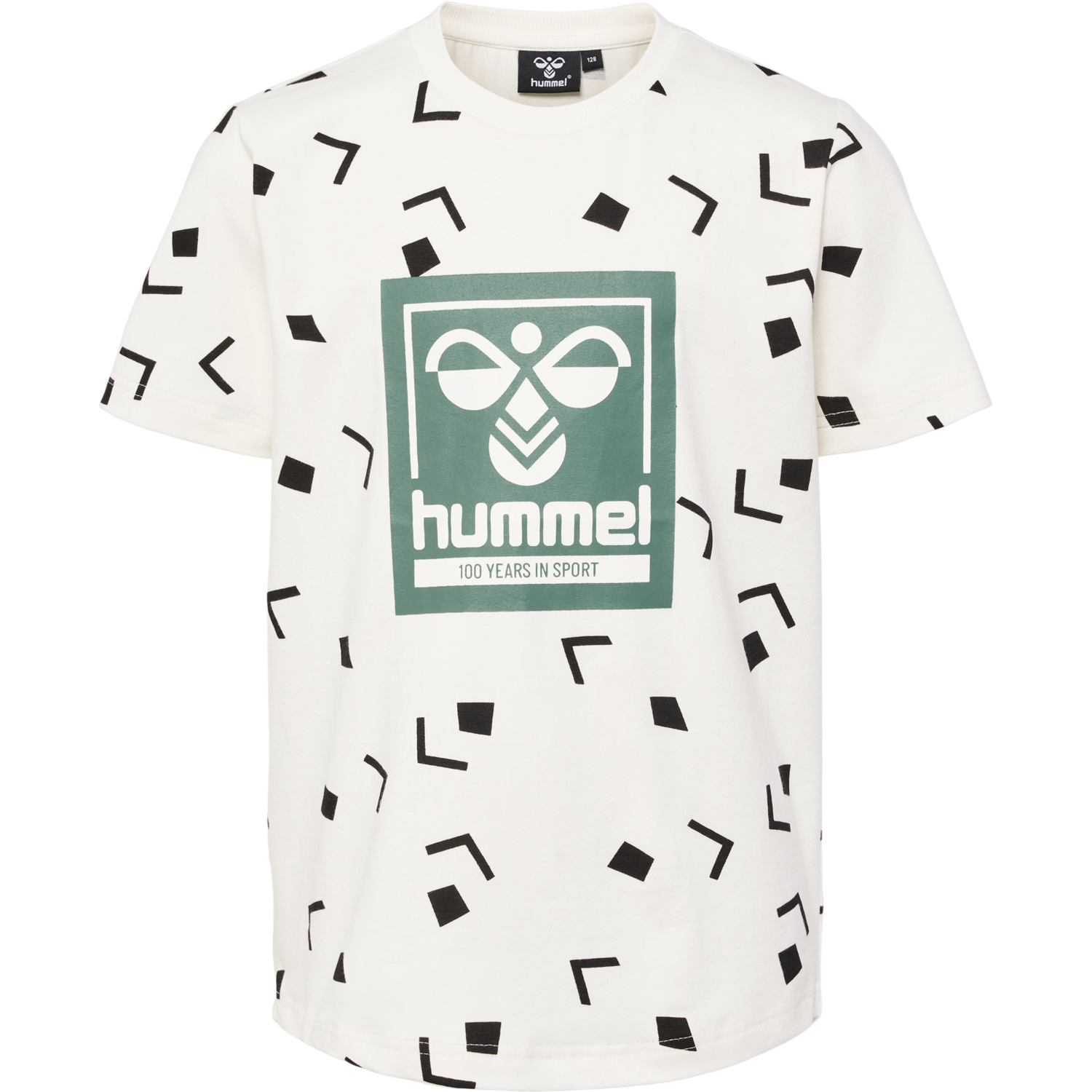 hmlELI T-SHIRT S/S, MARSHMALLOW, packshot