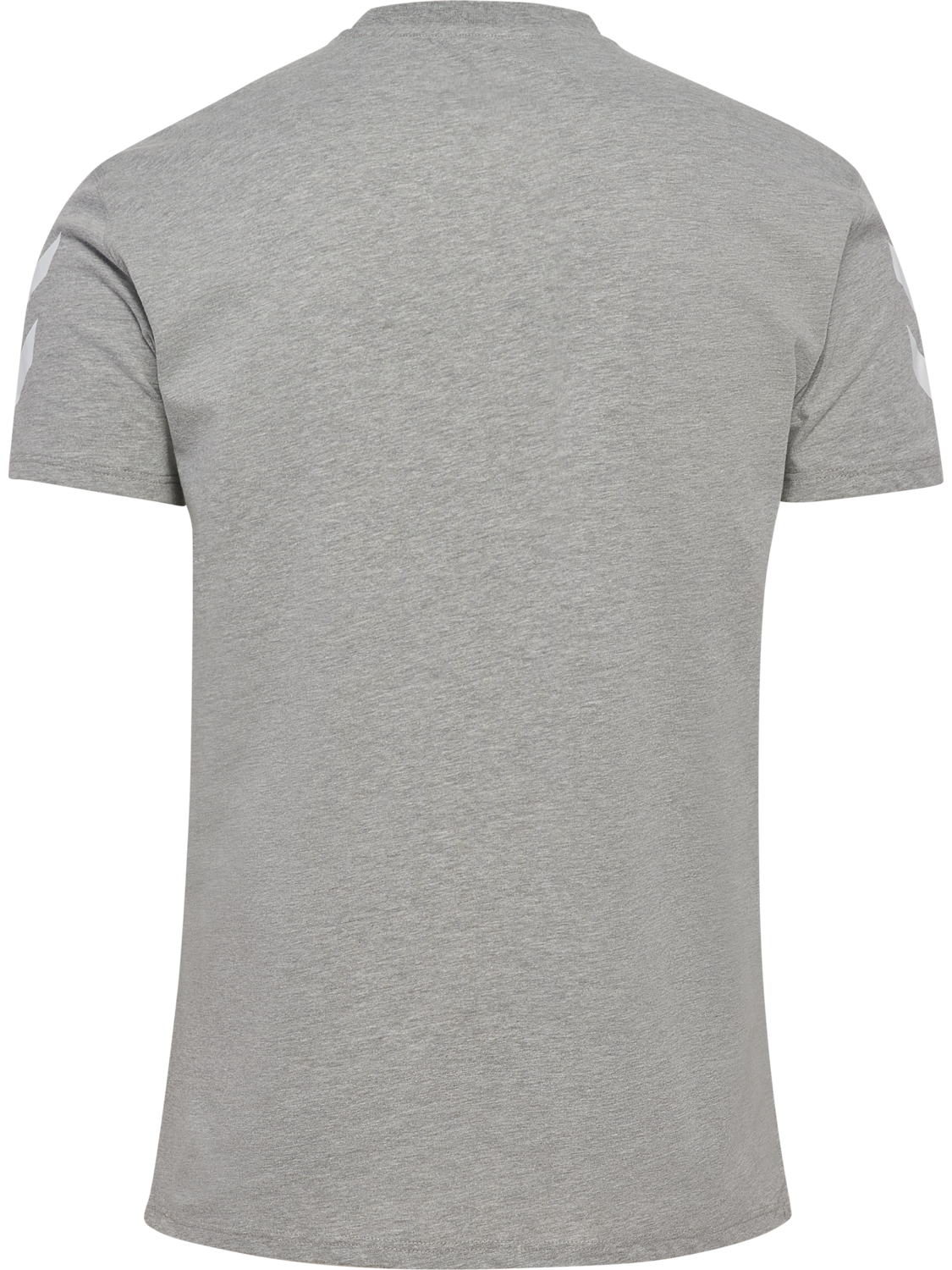 hmlGO 2.0 CHEVRON T-SHIRT S/S, GREY MELANGE, packshot