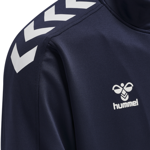 hmlCORE XK POLY ZIP SWEAT, MARINE hmlCORE XK POLY ZIP SWEAT, MARINE, packshot