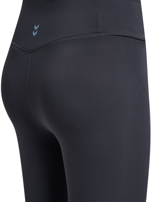 hmlYOGA WRAP HIGH WAIST W TIGHTS, EBONY, packshot