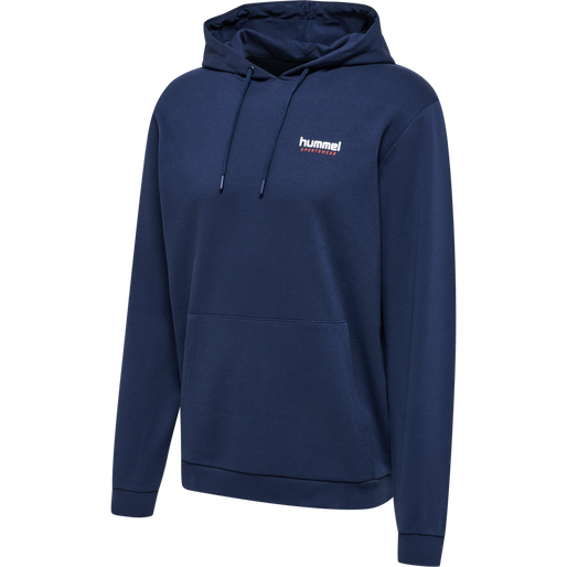 hmlLGC AUSTIN HOODIE, DRESS BLUES, packshot