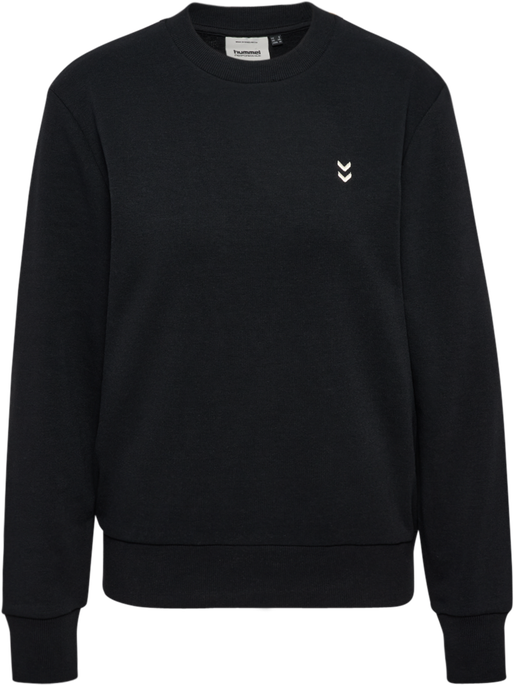 hmlPULSE W SWEAT CREWNECK, BLACK hmlPULSE W SWEAT CREWNECK, BLACK, packshot