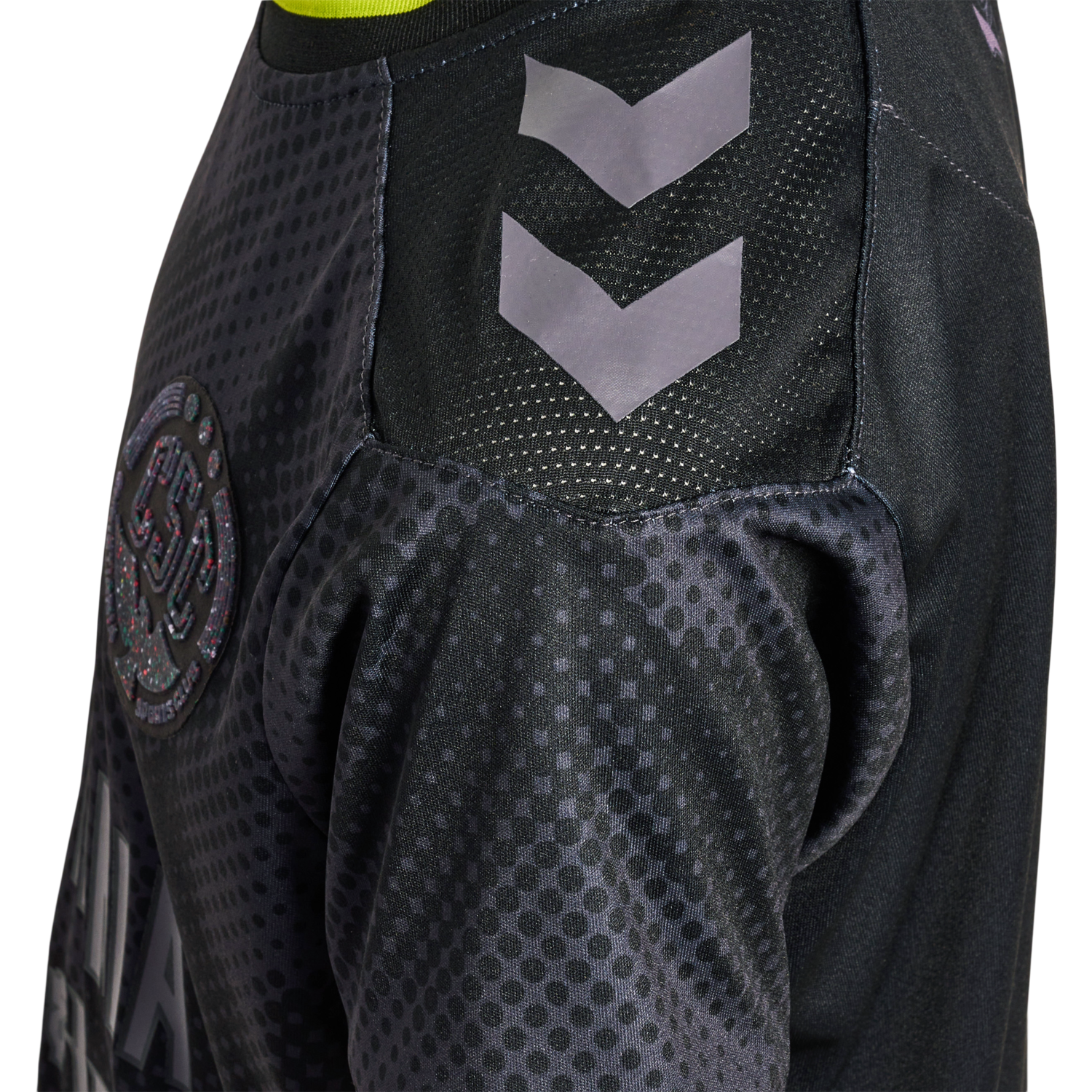 CSC 22/23 AWAY JERSEY S/S KIDS, JET BLACK/FORGED IRON, packshot