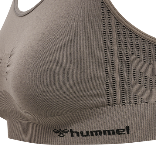 hmlMT SHAPING SEAMLESS SPORTS TOP, DRIFTWOOD, packshot