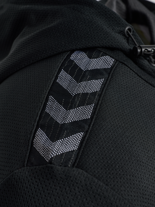 hmlAUTHENTIC PL ZIP HOODIE, BLACK hmlAUTHENTIC PL ZIP HOODIE, BLACK, packshot