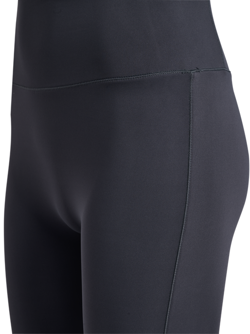 hmlYOGA HIGH WAIST FLARE W TIGHTS, EBONY, packshot