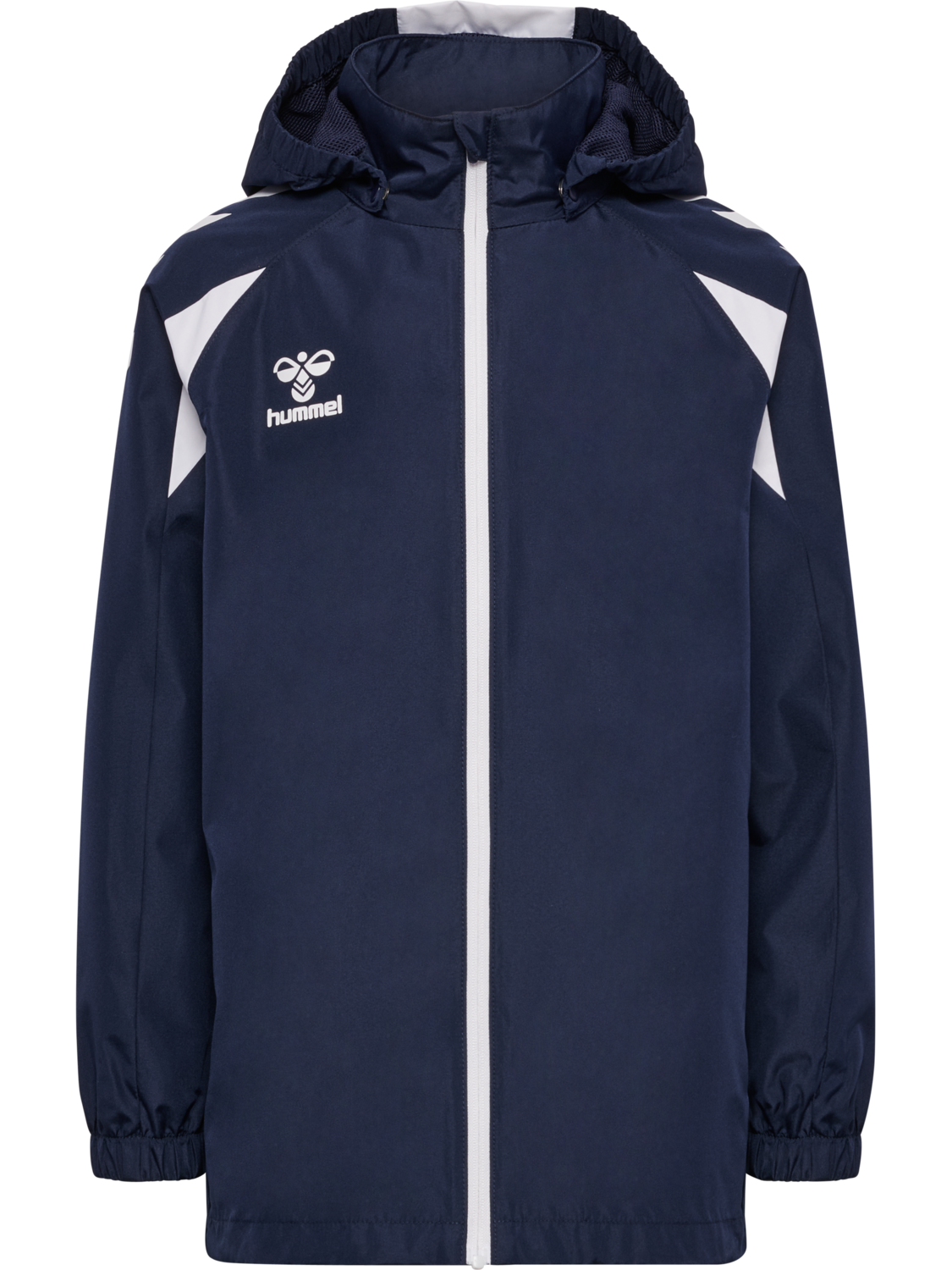 hmlCORE 2.0 ALL-WEATHER JACKET KIDS, MARINE/WHITE, packshot