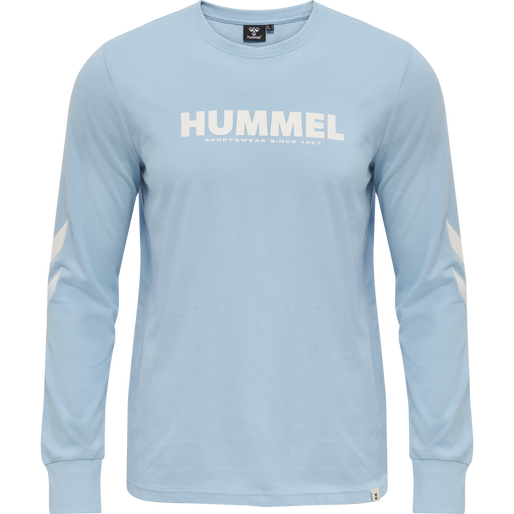 hmlLEGACY T-SHIRT L/S, PLACID BLUE, packshot