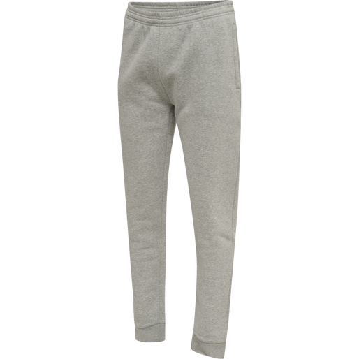 hmlRED BASIC SWEAT PANTS, GREY MELANGE, packshot