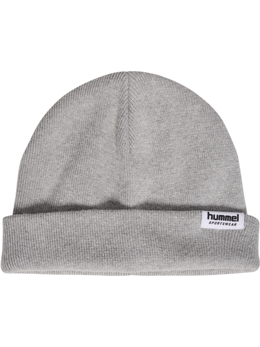 hmlRIB BEANIE SPORTSWEAR, LIGHT GREY MELANGE, packshot