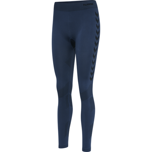 HUMMEL FIRST SEAMLESS TR TIGHTS W, DARK DENIM HUMMEL FIRST SEAMLESS TR TIGHTS W, DARK DENIM, packshot