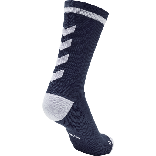 ELITE INDOOR SOCK LOW, NAVY/WHITE, packshot
