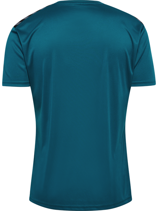 hmlAUTHENTIC PL JERSEY S/S, BLUE CORAL/SULPHUR SPRING, packshot
