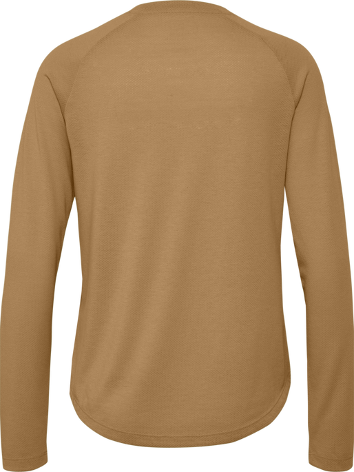 hmlMT VANJA T-SHIRT L/S, TIGERS EYE, packshot