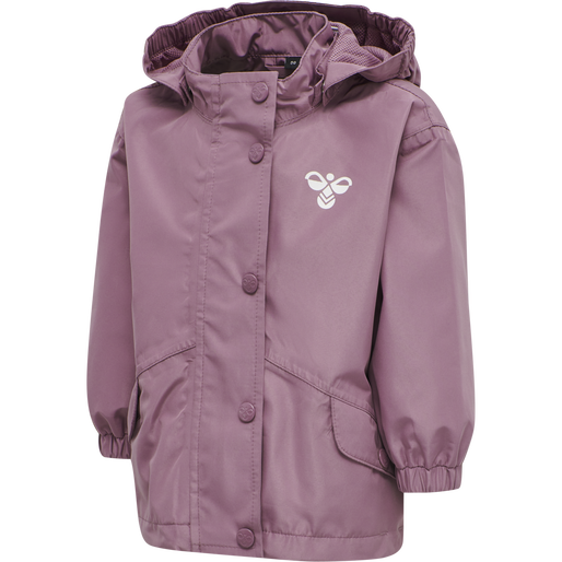 hmlREVA RAINSUIT MINI, DUSKY ORCHID, packshot