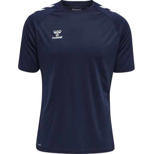 hmlCORE XK CORE POLY T-SHIRT S/S, MARINE hmlCORE XK CORE POLY T-SHIRT S/S, MARINE, packshot