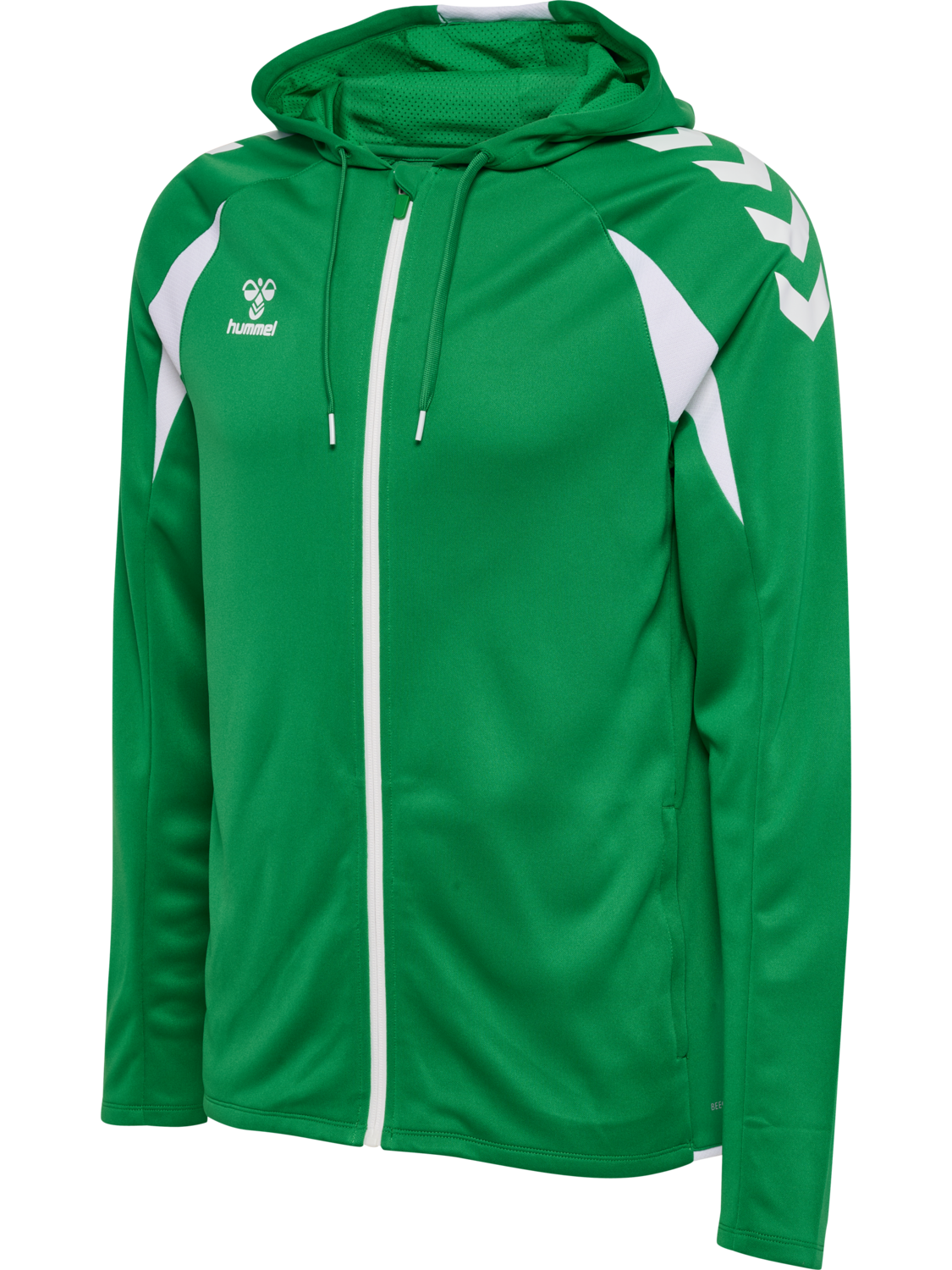 hmlCORE 2.0 ZIP HOODIE, JELLY BEAN/WHITE, packshot