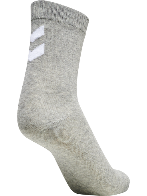 hmlMAKE MY DAY SOCK 5-PACK, GREY MELANGE/GREY MELANGE, packshot