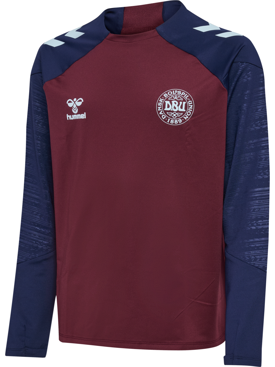 DBU 26 PRO TR CREW SWEAT KIDS, WINDSOR WINE/PEACOAT, packshot