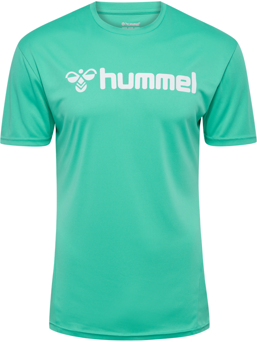 hmlLOGO JERSEY S/S, ATLANTIS, packshot