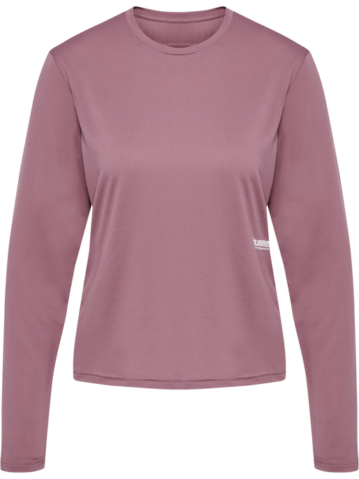 hmlPULSE WORKOUT W T-SHIRT L/S, WISTFUL MAUVE hmlPULSE WORKOUT W T-SHIRT L/S, WISTFUL MAUVE, packshot