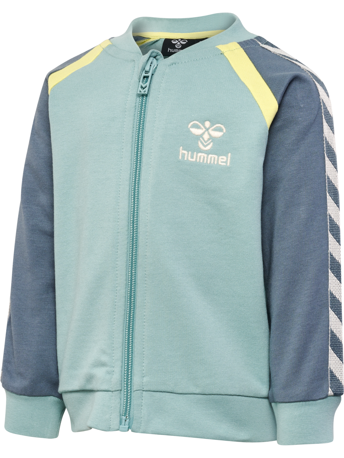hmlLEAGUE ZIP JACKET, BLUE SURF, packshot