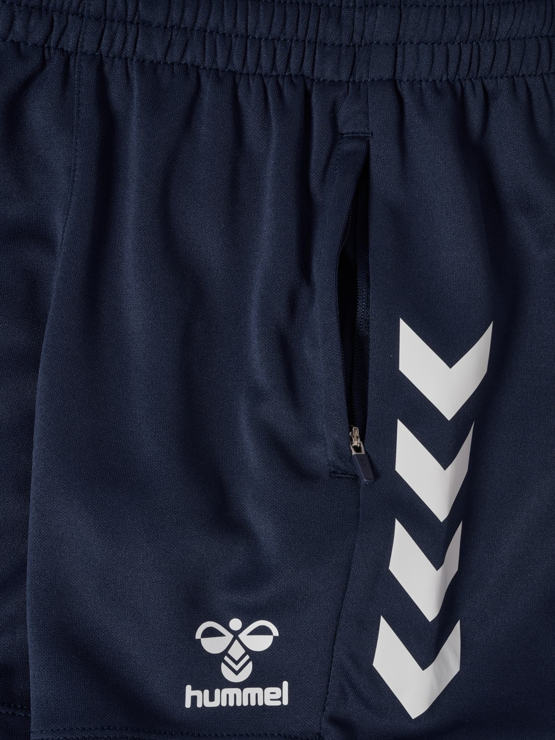 hmlCORE 2.0 TRAINING SHORTS KIDS, MARINE/WHITE, packshot