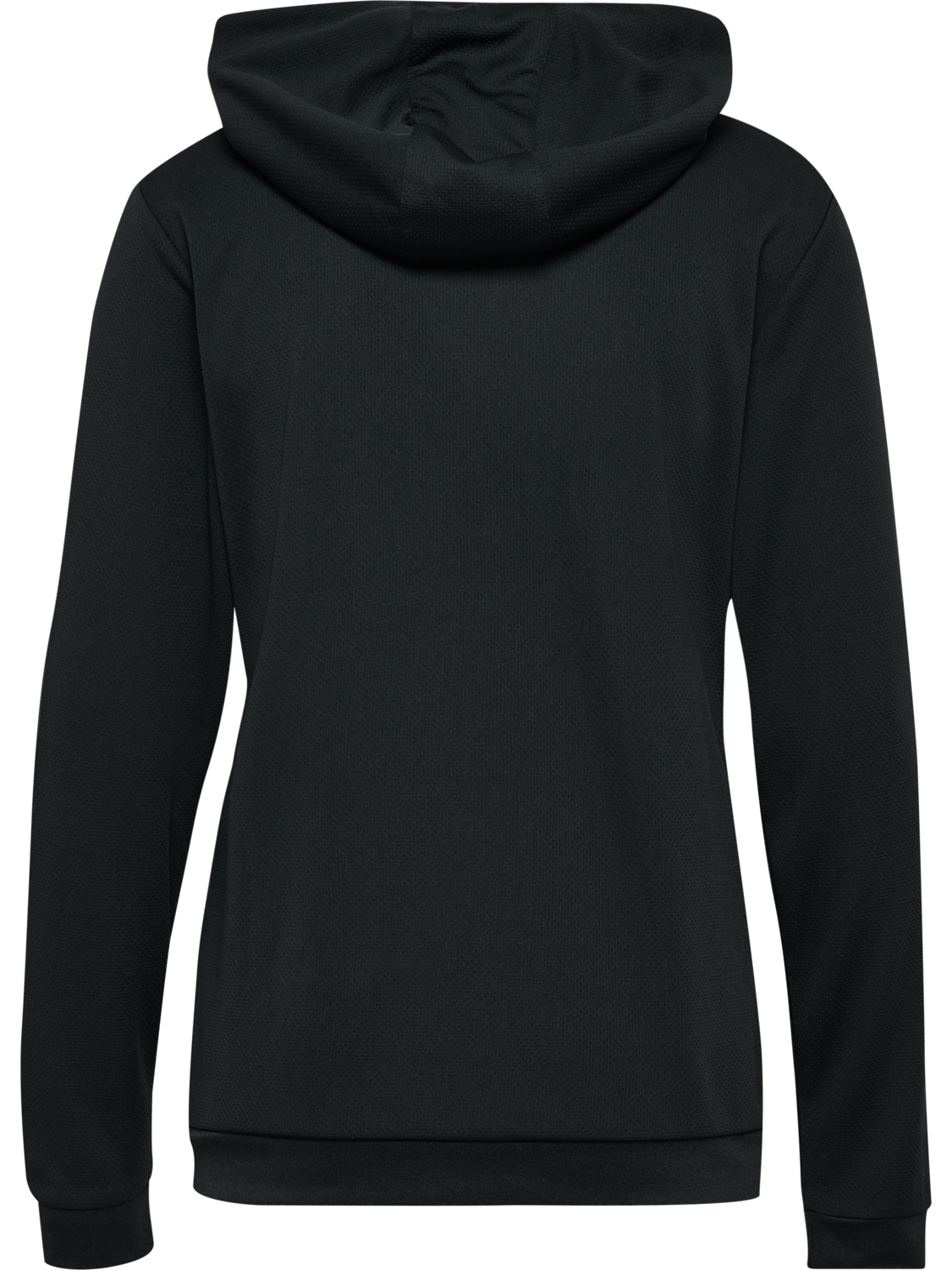 hmlAUTHENTIC PL ZIP HOODIE WOMAN, BLACK, packshot