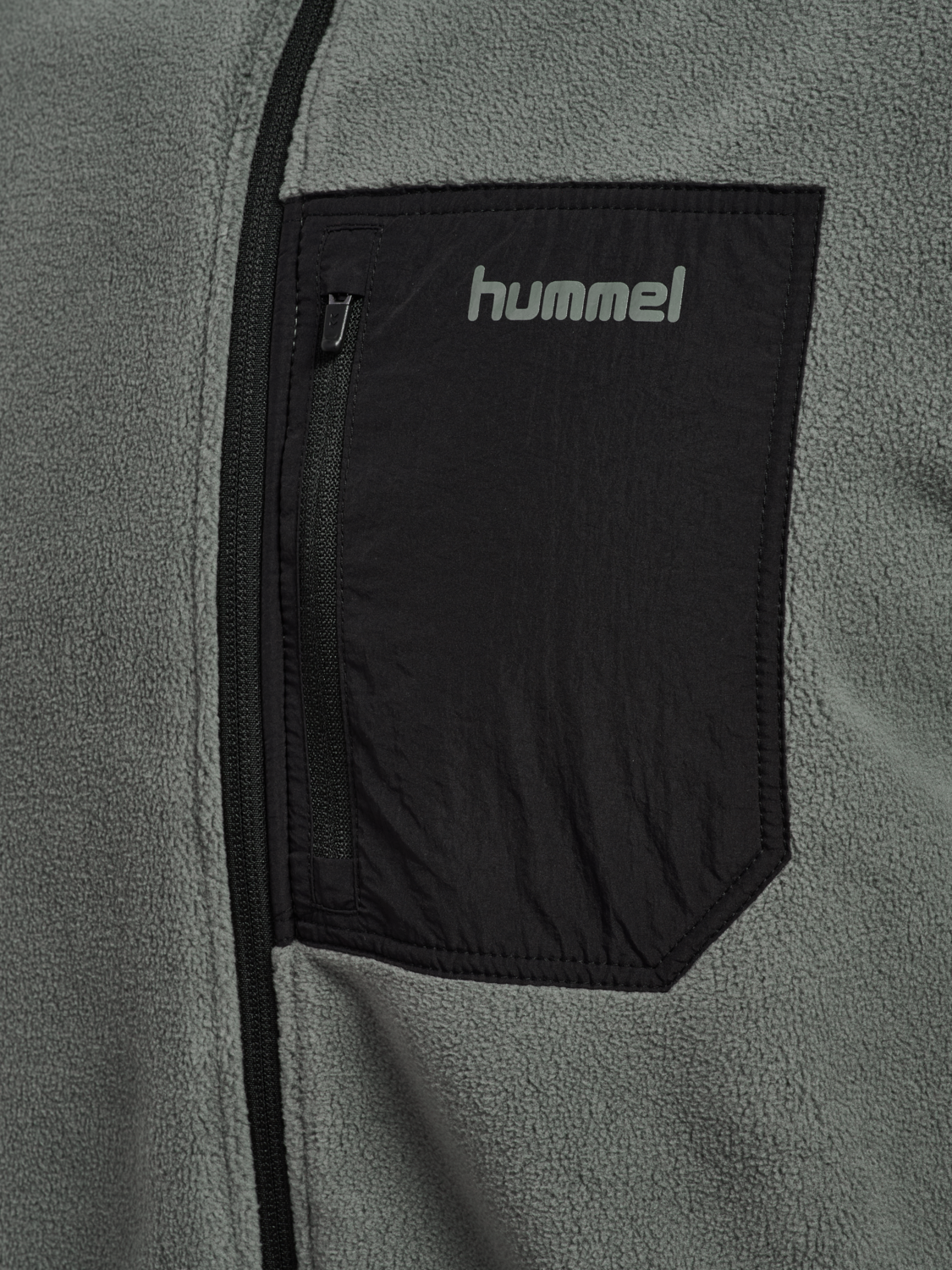 hmlPOLAR FLEECE JACKET, CASTOR GRAY, packshot